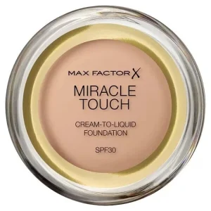 Max Factor Miracle Touch Perfecting Foundation, 11.5G - 45 Warm Almond