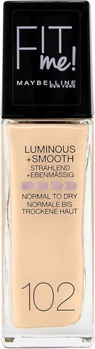 Maybelline Fit Me Luminous + Smooth Spf-18 Liquid Foundation -102 Fair Ivory