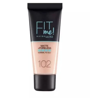 Maybelline Fit Me Matte Poreless 30Ml 102 Fairy Ivory